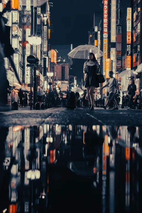 Shinjuku rain